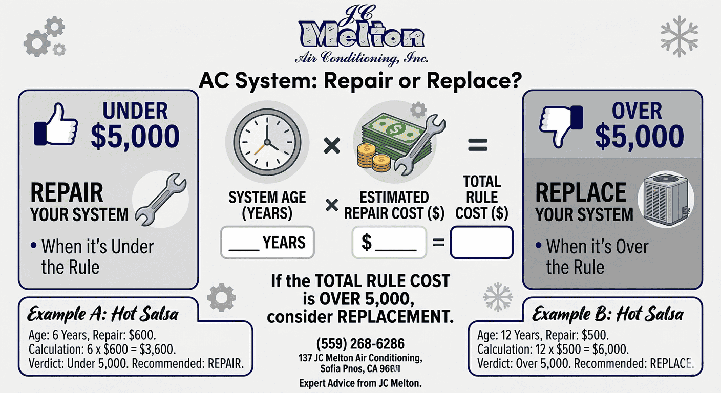HVAC repair vs replace decision guide